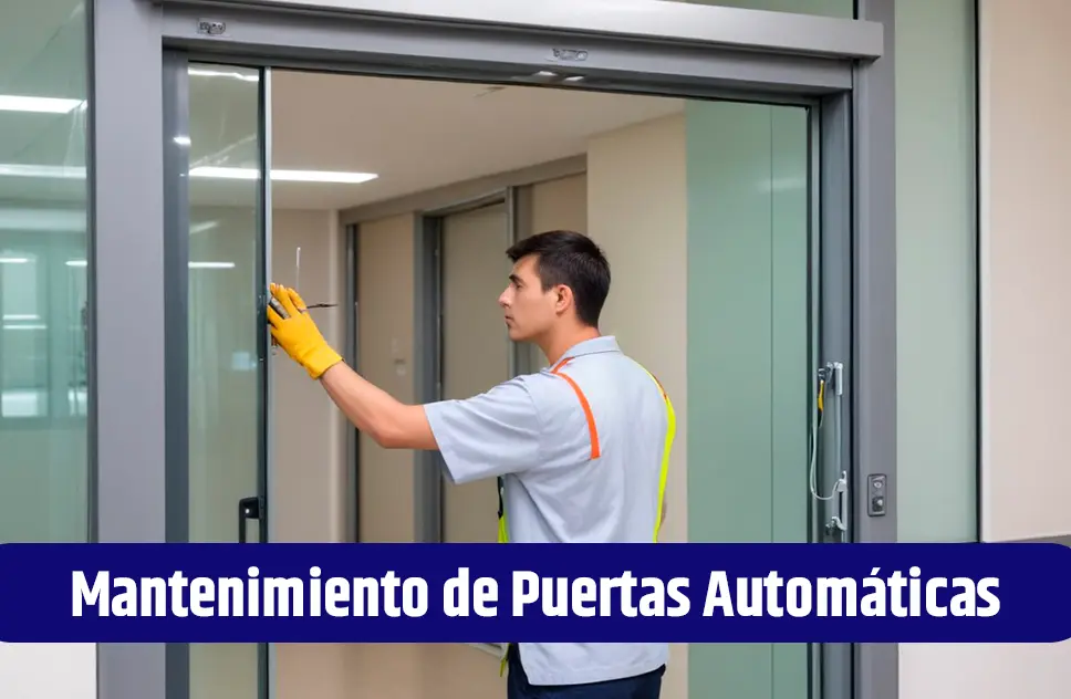 Mantenimiento de puertas automáticas